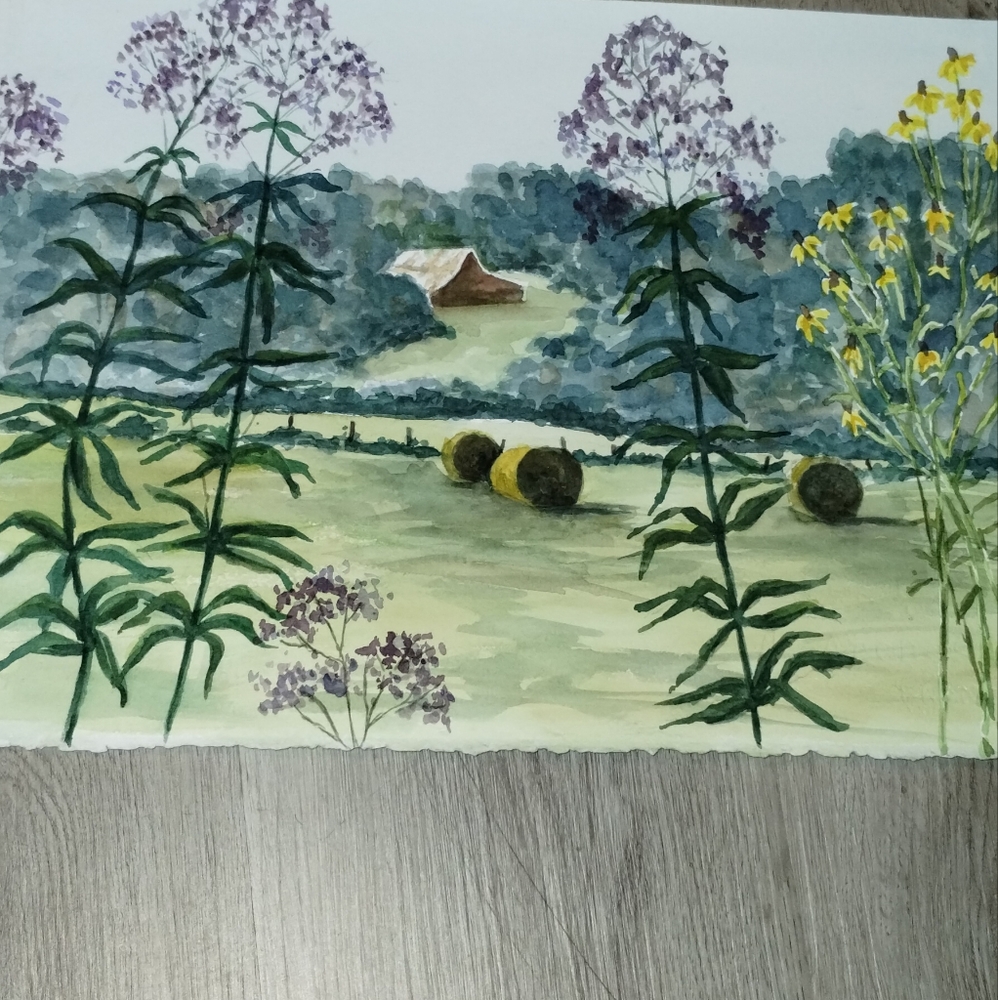 Unframed artwork